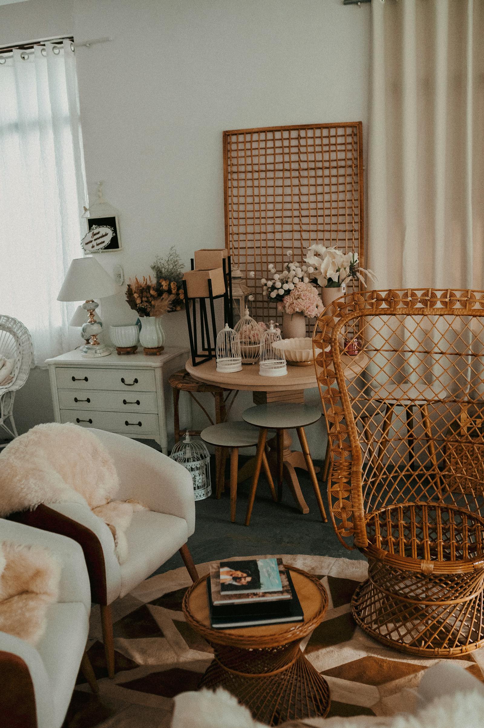 Pendant Rattan Ceiling Light